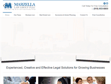 Tablet Screenshot of marzellalawgroup.com